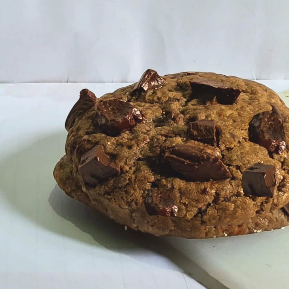 Double chocolate cookie loaded with chocolate chunks
